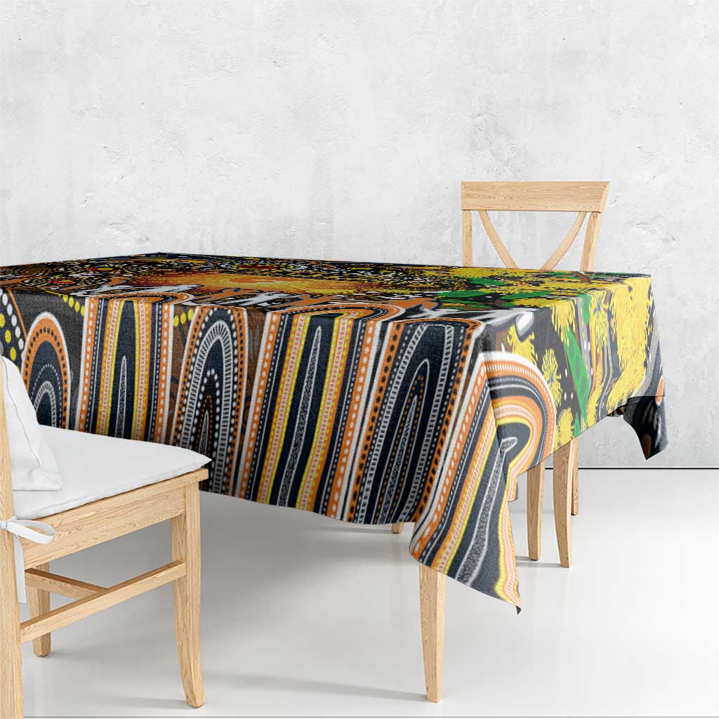 NAIDOC Week 2025 Giants Football Tablecloth Aboriginal Dot Painting