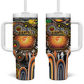 NAIDOC Week 2025 Giants Football Tumbler With Handle Aboriginal Dot Painting