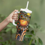 NAIDOC Week 2025 Giants Football Tumbler With Handle Aboriginal Dot Painting