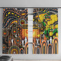 NAIDOC Week 2025 Giants Football Window Curtain Aboriginal Dot Painting