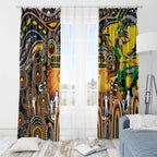 NAIDOC Week 2025 Giants Football Window Curtain Aboriginal Dot Painting
