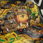 NAIDOC Week 2025 Hawks Football Back Car Seat Cover Aboriginal Dot Painting