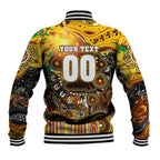 Personalised NAIDOC Week 2025 Hawks Football Baseball Jacket Aboriginal Dot Painting