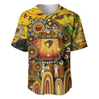 Personalised NAIDOC Week 2025 Hawks Football Baseball Jersey Aboriginal Dot Painting