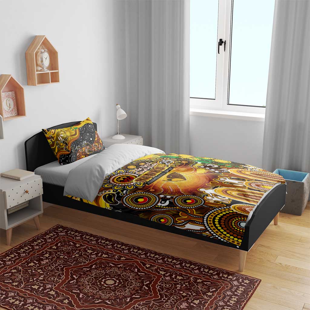 NAIDOC Week 2025 Hawks Football Bedding Set Aboriginal Dot Painting