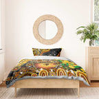 NAIDOC Week 2025 Hawks Football Bedding Set Aboriginal Dot Painting