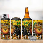 NAIDOC Week 2025 Hawks Football 4 in 1 Can Cooler Tumbler Aboriginal Dot Painting