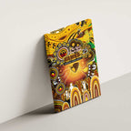 NAIDOC Week 2025 Hawks Football Canvas Wall Art Aboriginal Dot Painting