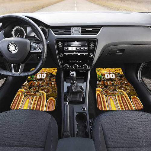 NAIDOC Week 2025 Hawks Football Car Mats Aboriginal Dot Painting