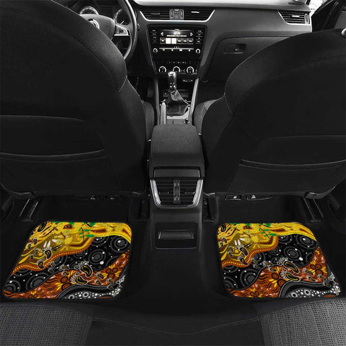 NAIDOC Week 2025 Hawks Football Car Mats Aboriginal Dot Painting