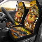 NAIDOC Week 2025 Hawks Football Car Seat Cover Aboriginal Dot Painting