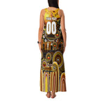 Personalised NAIDOC Week 2025 Hawks Football Family Matching Tank Maxi Dress and Hawaiian Shirt Aboriginal Dot Painting