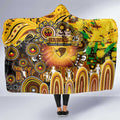 NAIDOC Week 2025 Hawks Football Hooded Blanket Aboriginal Dot Painting