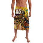Personalised NAIDOC Week 2025 Hawks Football Lavalava Aboriginal Dot Painting
