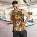 Personalised NAIDOC Week 2025 Hawks Football Men Tank Top Aboriginal Dot Painting