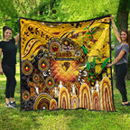 NAIDOC Week 2025 Hawks Football Quilt Aboriginal Dot Painting