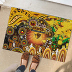 NAIDOC Week 2025 Hawks Football Rubber Doormat Aboriginal Dot Painting