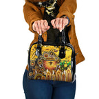 NAIDOC Week 2025 Hawks Football Shoulder Handbag Aboriginal Dot Painting