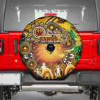 NAIDOC Week 2025 Hawks Football Spare Tire Cover Aboriginal Dot Painting
