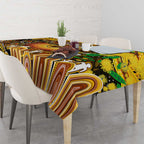 NAIDOC Week 2025 Hawks Football Tablecloth Aboriginal Dot Painting