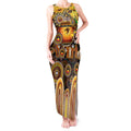 Personalised NAIDOC Week 2025 Hawks Football Tank Maxi Dress Aboriginal Dot Painting