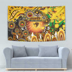 NAIDOC Week 2025 Hawks Football Tapestry Aboriginal Dot Painting