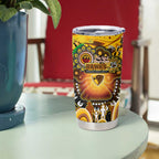 NAIDOC Week 2025 Hawks Football Tumbler Cup Aboriginal Dot Painting