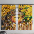 NAIDOC Week 2025 Hawks Football Window Curtain Aboriginal Dot Painting
