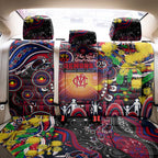 NAIDOC Week 2025 Demons Football Back Car Seat Cover Aboriginal Dot Painting