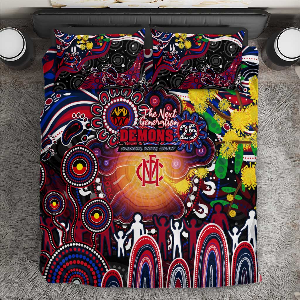 NAIDOC Week 2025 Demons Football Bedding Set Aboriginal Dot Painting