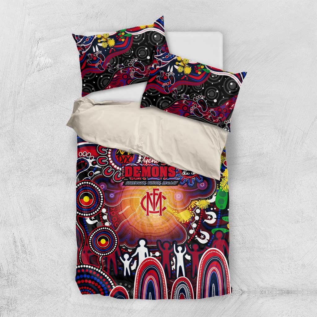 NAIDOC Week 2025 Demons Football Bedding Set Aboriginal Dot Painting