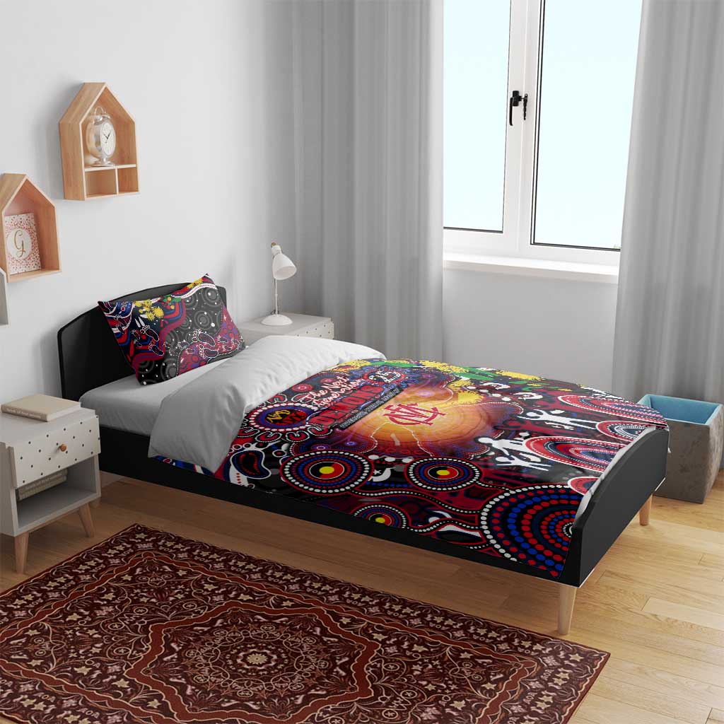 NAIDOC Week 2025 Demons Football Bedding Set Aboriginal Dot Painting