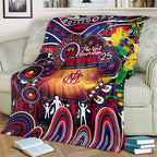 NAIDOC Week 2025 Demons Football Blanket Aboriginal Dot Painting