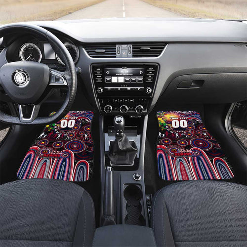 NAIDOC Week 2025 Demons Football Car Mats Aboriginal Dot Painting