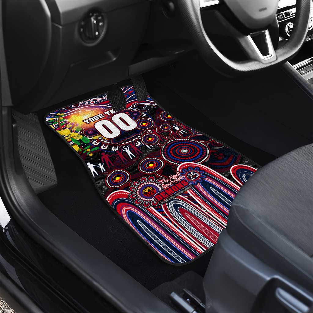NAIDOC Week 2025 Demons Football Car Mats Aboriginal Dot Painting