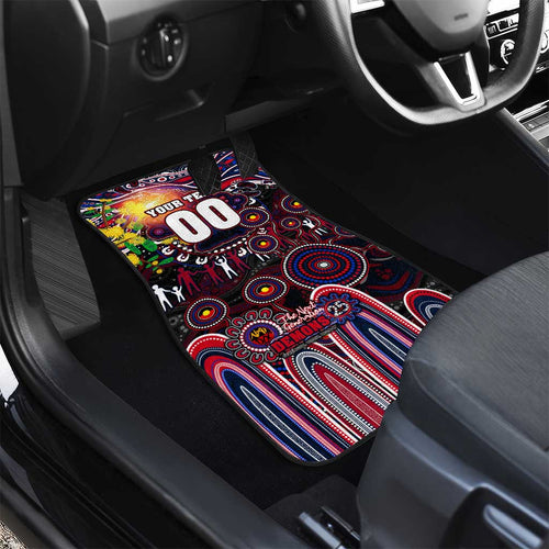 NAIDOC Week 2025 Demons Football Car Mats Aboriginal Dot Painting