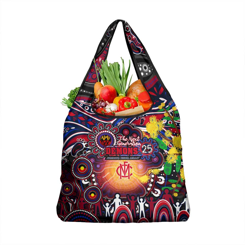 NAIDOC Week 2025 Demons Football Grocery Bag Aboriginal Dot Painting