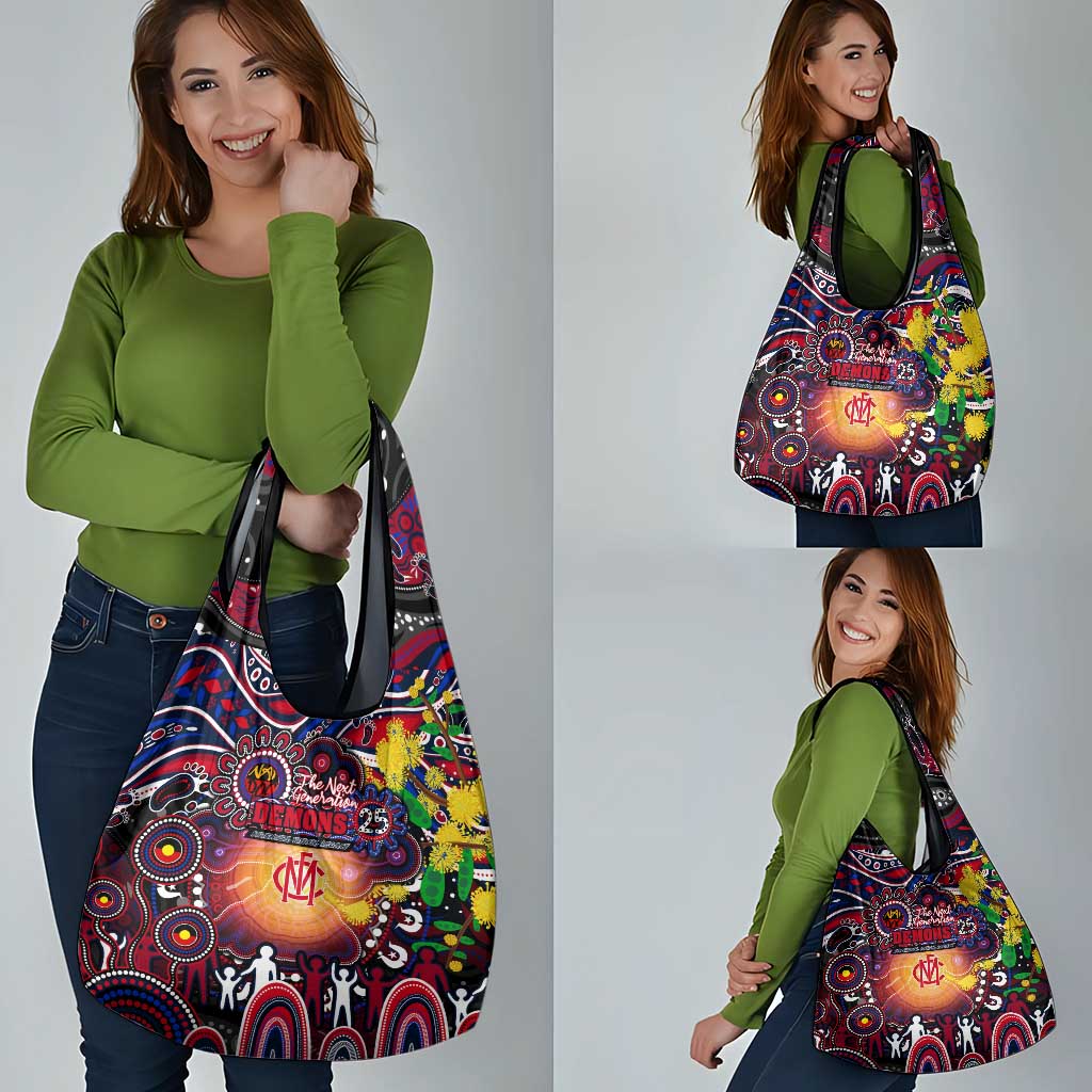 NAIDOC Week 2025 Demons Football Grocery Bag Aboriginal Dot Painting
