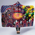 NAIDOC Week 2025 Demons Football Hooded Blanket Aboriginal Dot Painting
