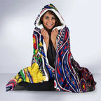 NAIDOC Week 2025 Demons Football Hooded Blanket Aboriginal Dot Painting