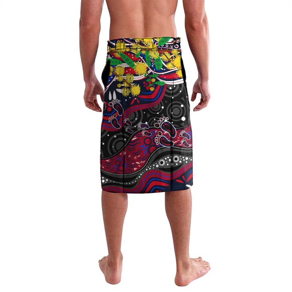 Personalised NAIDOC Week 2025 Demons Football Lavalava Aboriginal Dot Painting