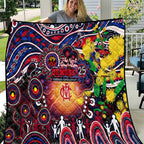 NAIDOC Week 2025 Demons Football Quilt Aboriginal Dot Painting