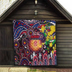 NAIDOC Week 2025 Demons Football Quilt Aboriginal Dot Painting