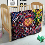 NAIDOC Week 2025 Demons Football Quilt Aboriginal Dot Painting