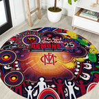 NAIDOC Week 2025 Demons Football Round Carpet Aboriginal Dot Painting