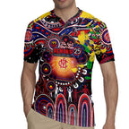 Personalised NAIDOC Week 2025 Demons Football Rugby Jersey Aboriginal Dot Painting