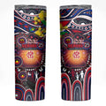 NAIDOC Week 2025 Demons Football Skinny Tumbler Aboriginal Dot Painting
