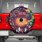NAIDOC Week 2025 Demons Football Spare Tire Cover Aboriginal Dot Painting