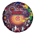NAIDOC Week 2025 Demons Football Spare Tire Cover Aboriginal Dot Painting