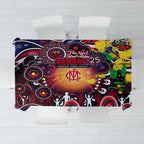 NAIDOC Week 2025 Demons Football Tablecloth Aboriginal Dot Painting
